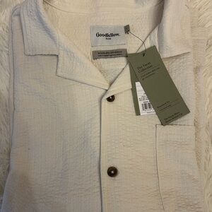 Goodfellow & Co Cream Casual Button Down Shirt For men